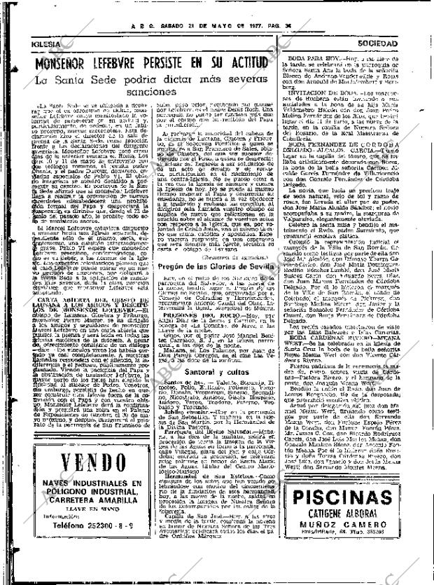 ABC SEVILLA 21-05-1977 página 64