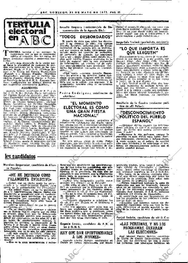 ABC MADRID 22-05-1977 página 28