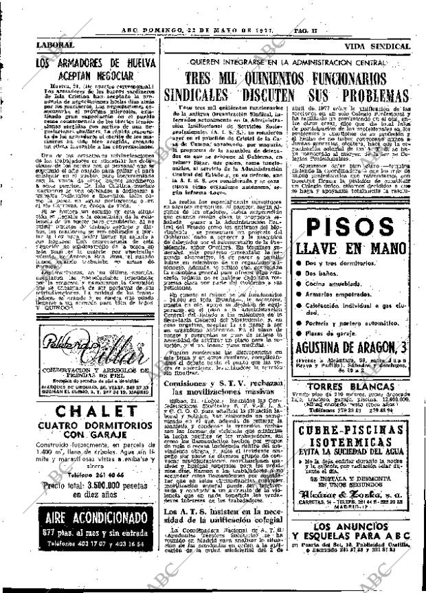 ABC MADRID 22-05-1977 página 33