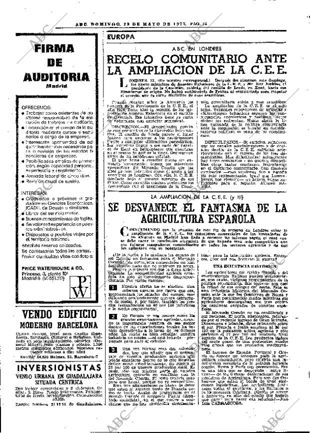 ABC MADRID 22-05-1977 página 40