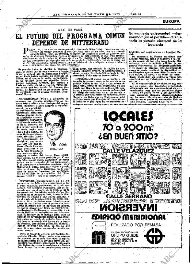 ABC MADRID 22-05-1977 página 41