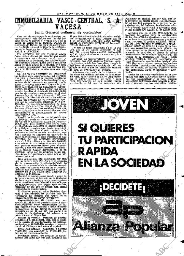 ABC MADRID 22-05-1977 página 69