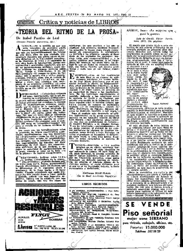 ABC MADRID 26-05-1977 página 63