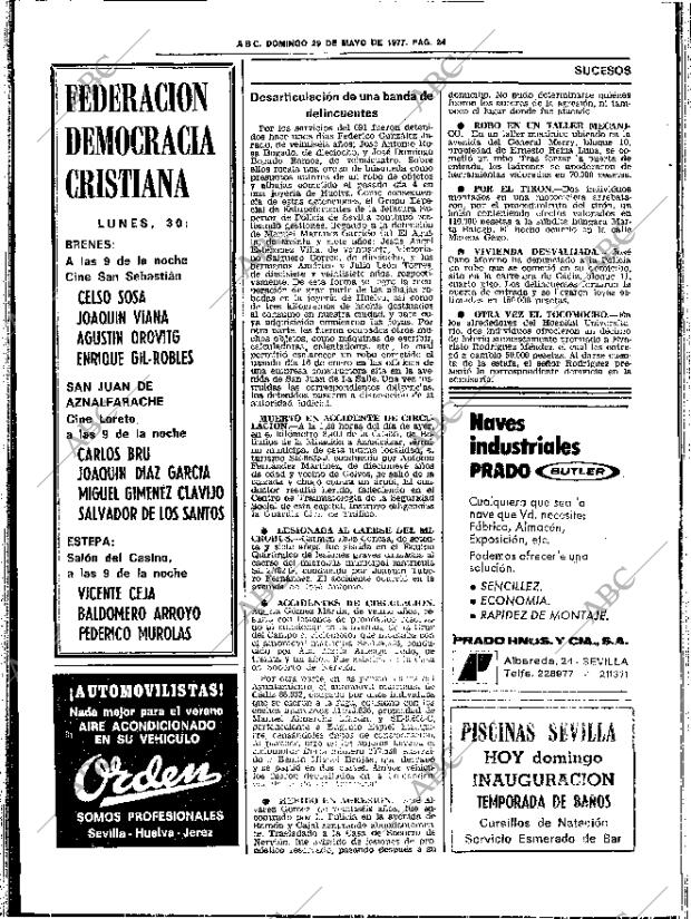 ABC SEVILLA 29-05-1977 página 64