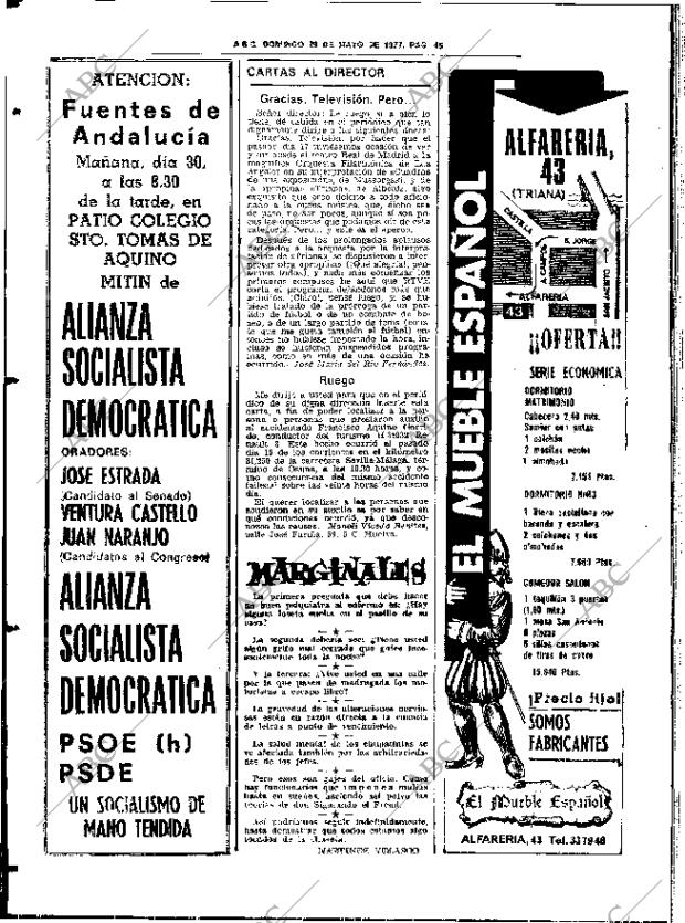 ABC SEVILLA 29-05-1977 página 76
