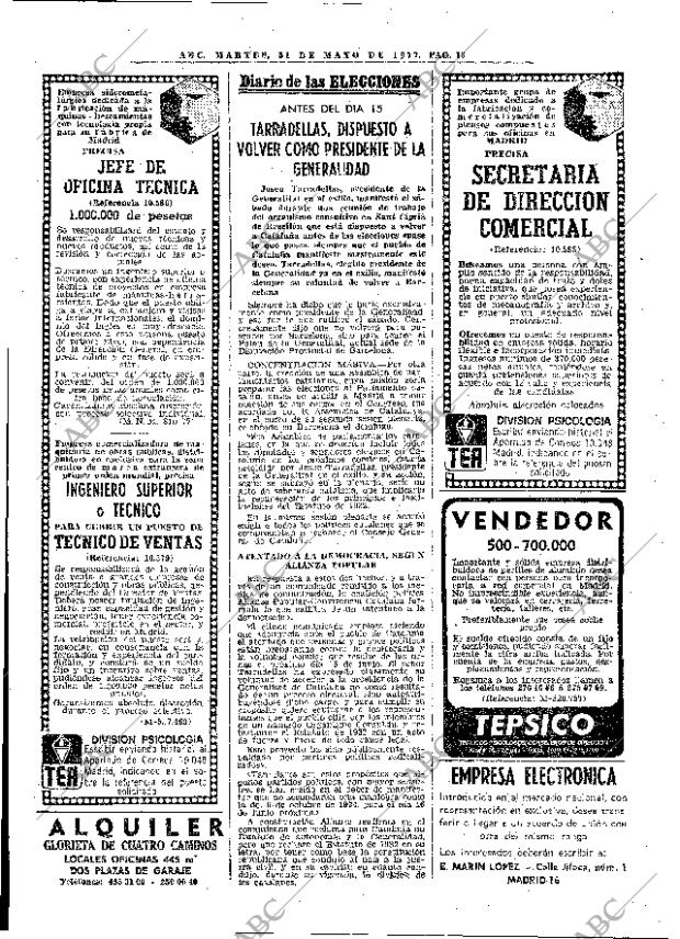 ABC MADRID 31-05-1977 página 38