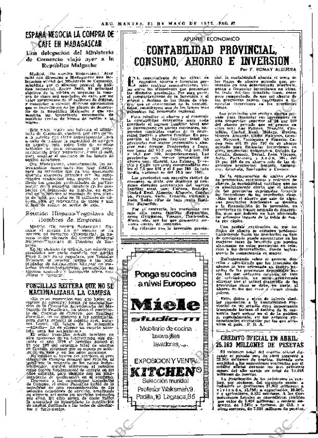 ABC MADRID 31-05-1977 página 77