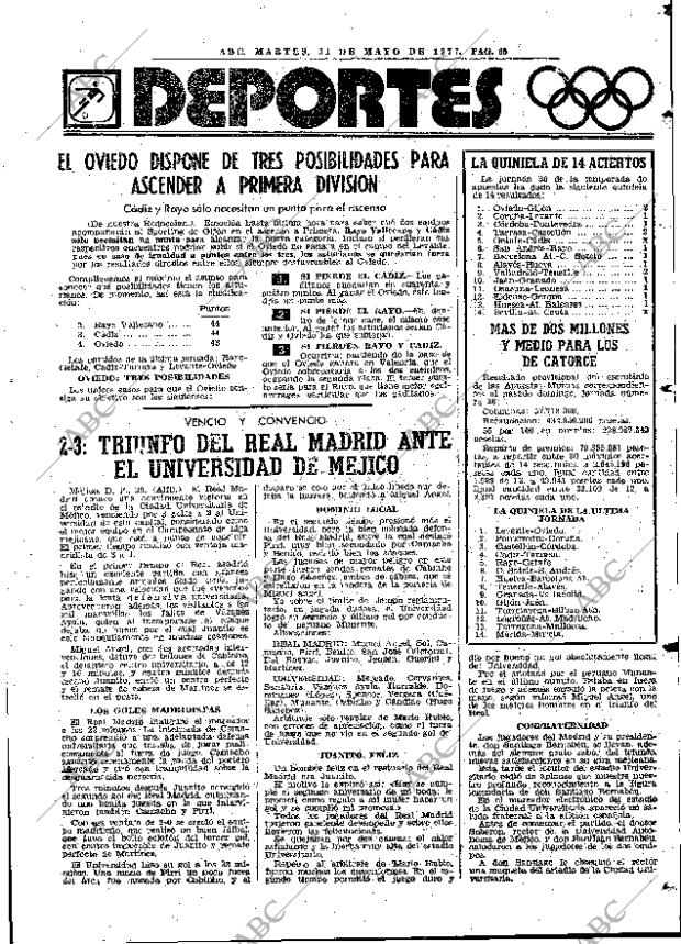 ABC MADRID 31-05-1977 página 85