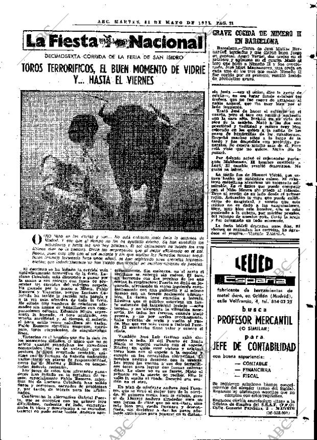 ABC MADRID 31-05-1977 página 91