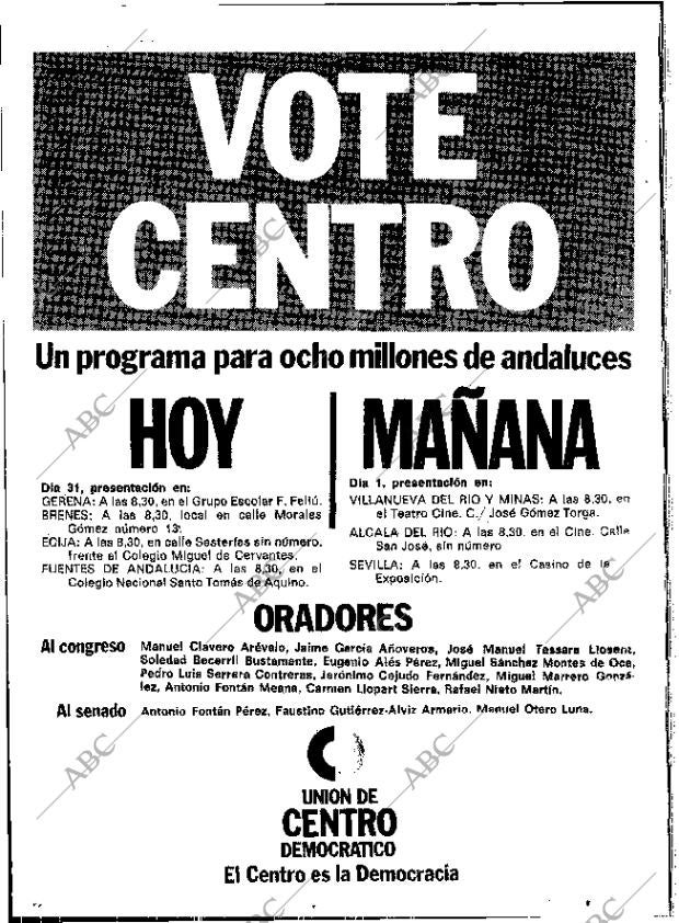 ABC SEVILLA 31-05-1977 página 28