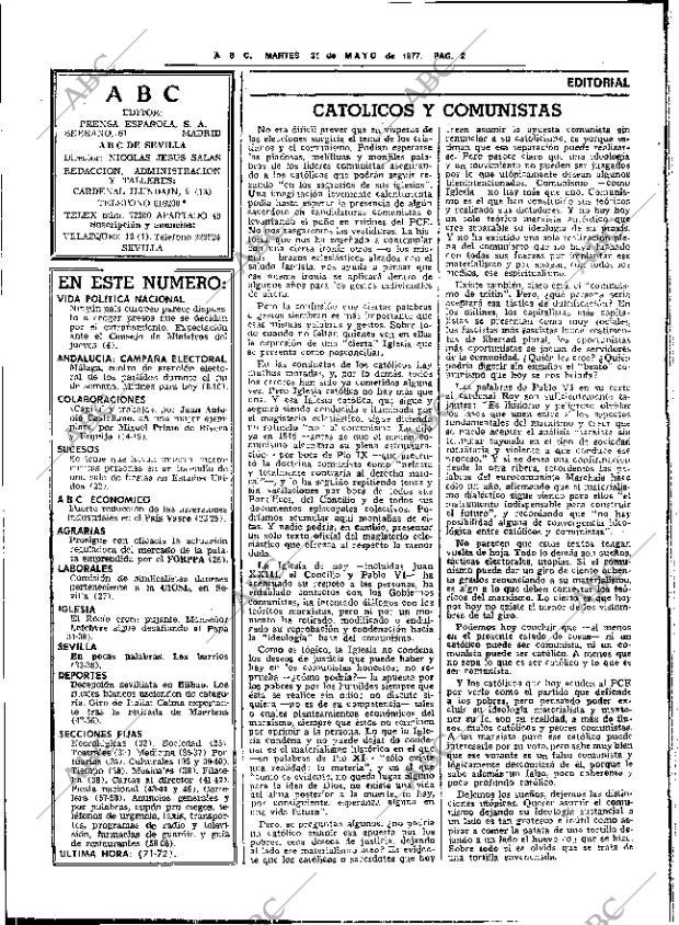 ABC SEVILLA 31-05-1977 página 32