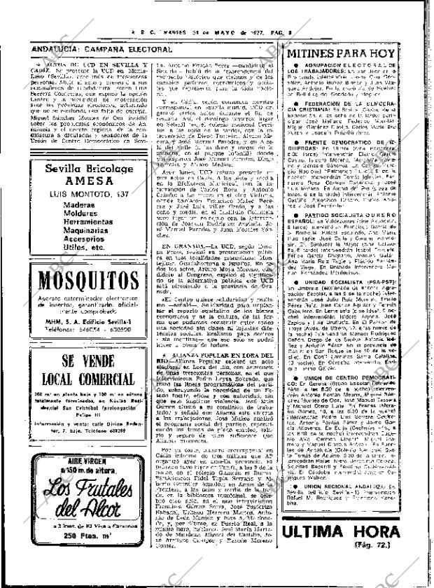 ABC SEVILLA 31-05-1977 página 38