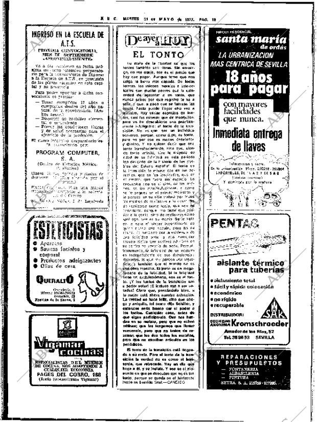 ABC SEVILLA 31-05-1977 página 42