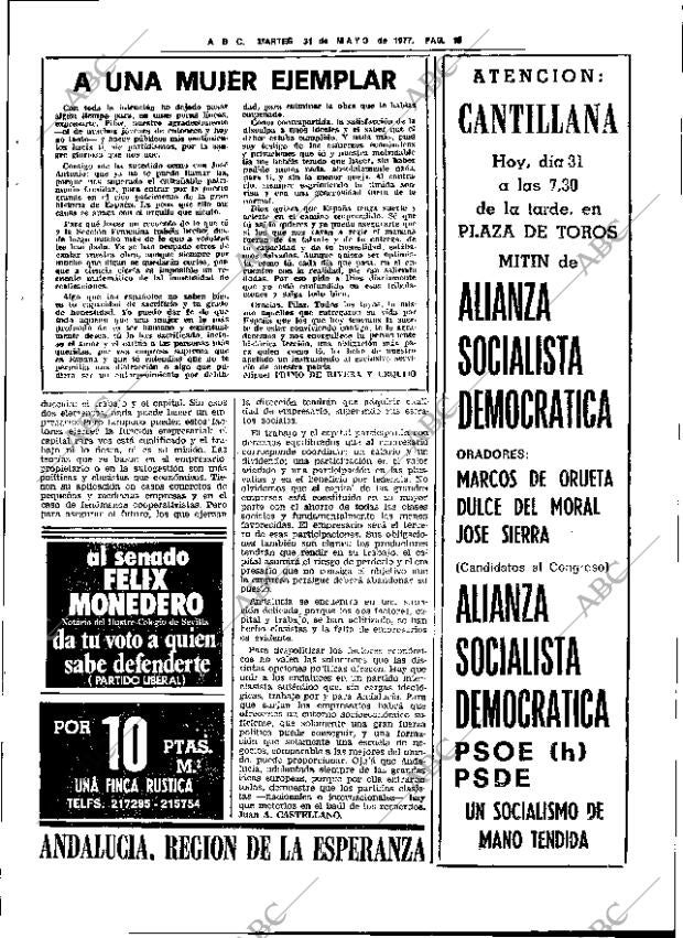 ABC SEVILLA 31-05-1977 página 45
