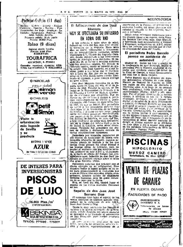 ABC SEVILLA 31-05-1977 página 62