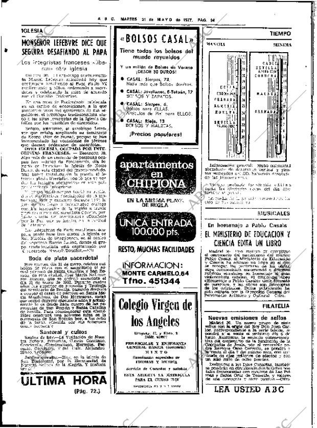 ABC SEVILLA 31-05-1977 página 68