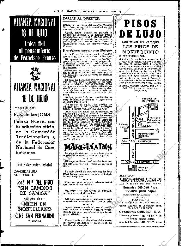 ABC SEVILLA 31-05-1977 página 72