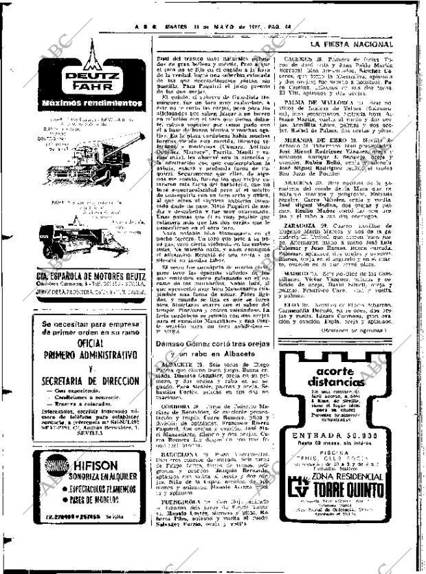 ABC SEVILLA 31-05-1977 página 74