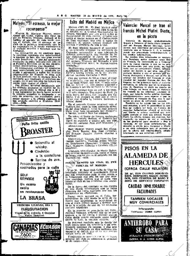 ABC SEVILLA 31-05-1977 página 82