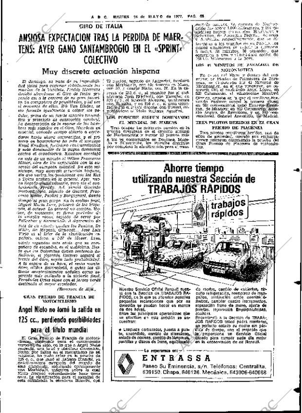 ABC SEVILLA 31-05-1977 página 85