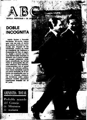 ABC SEVILLA 01-06-1977 página 1