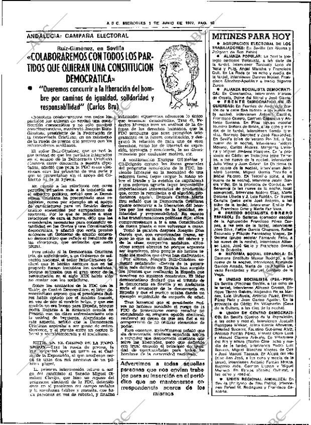 ABC SEVILLA 01-06-1977 página 22