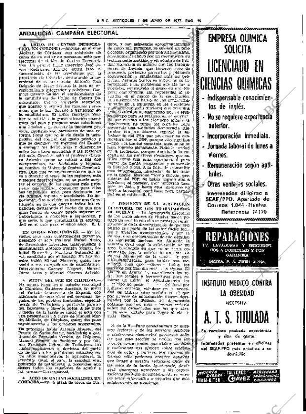 ABC SEVILLA 01-06-1977 página 23