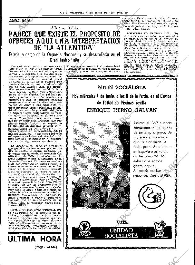 ABC SEVILLA 01-06-1977 página 39