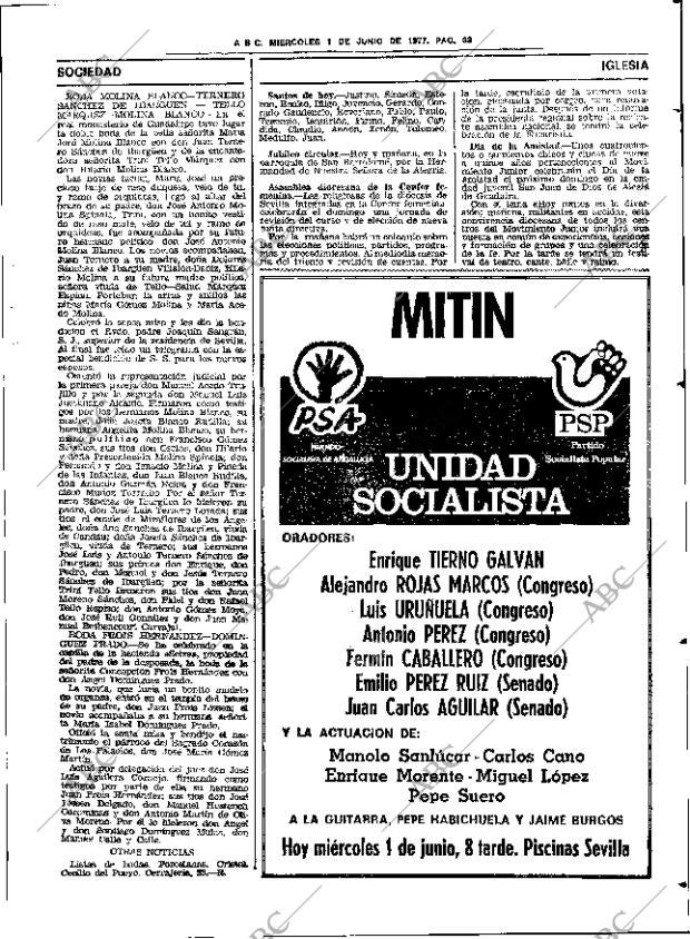 ABC SEVILLA 01-06-1977 página 45
