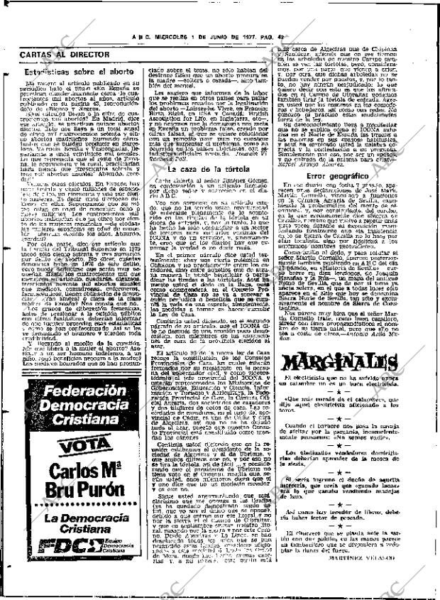 ABC SEVILLA 01-06-1977 página 54