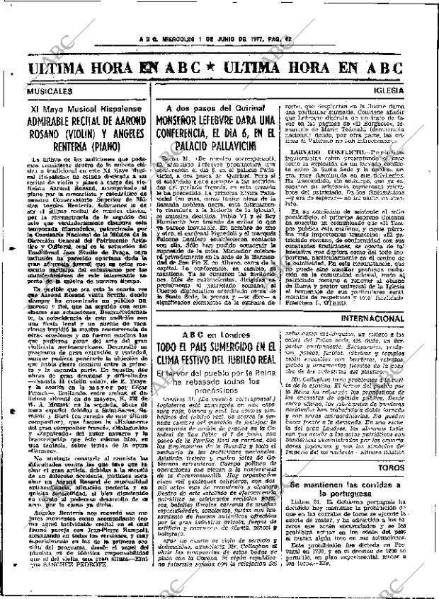 ABC SEVILLA 01-06-1977 página 74