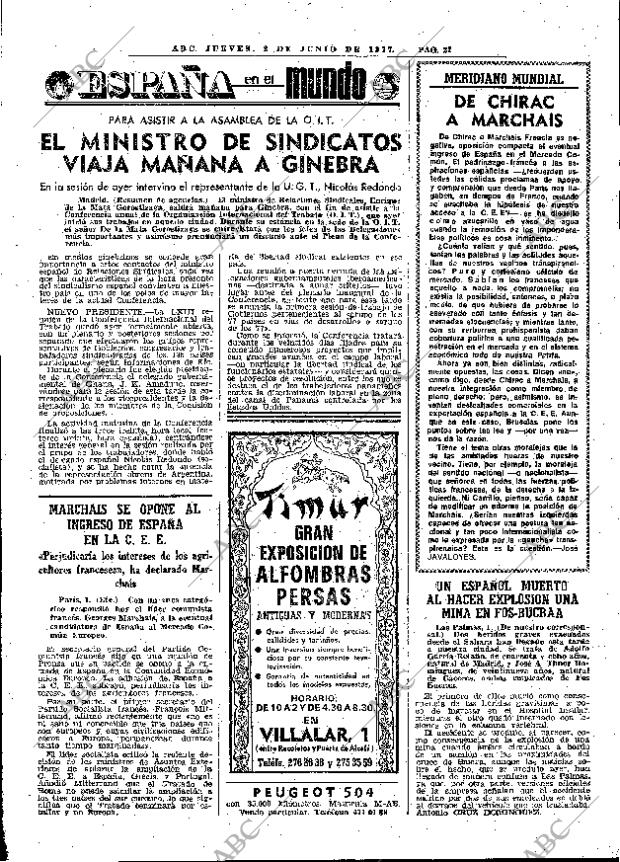 ABC MADRID 02-06-1977 página 43