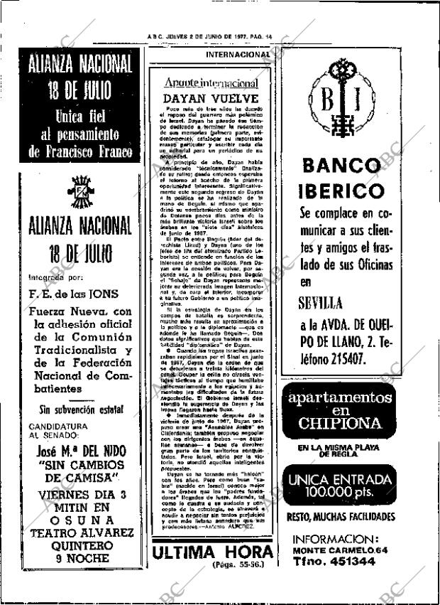 ABC SEVILLA 02-06-1977 página 22