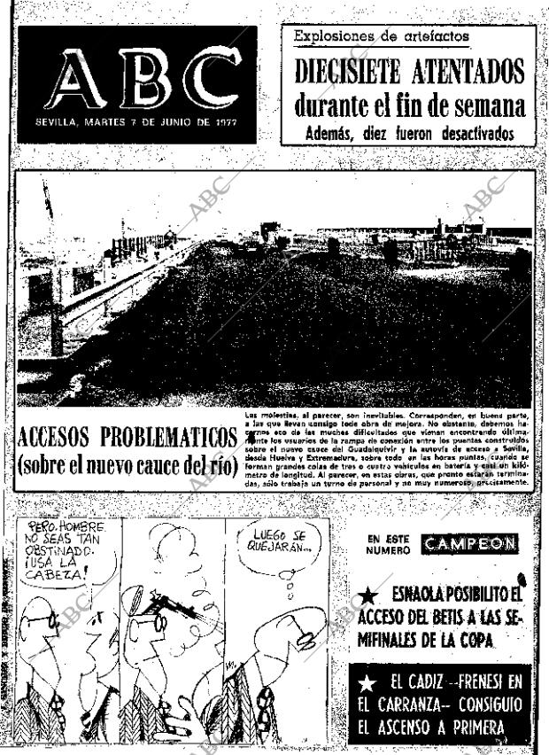 ABC SEVILLA 07-06-1977 página 1