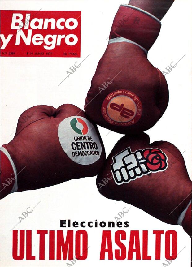 BLANCO Y NEGRO MADRID 08-06-1977 página 1
