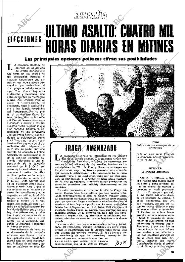 BLANCO Y NEGRO MADRID 08-06-1977 página 25