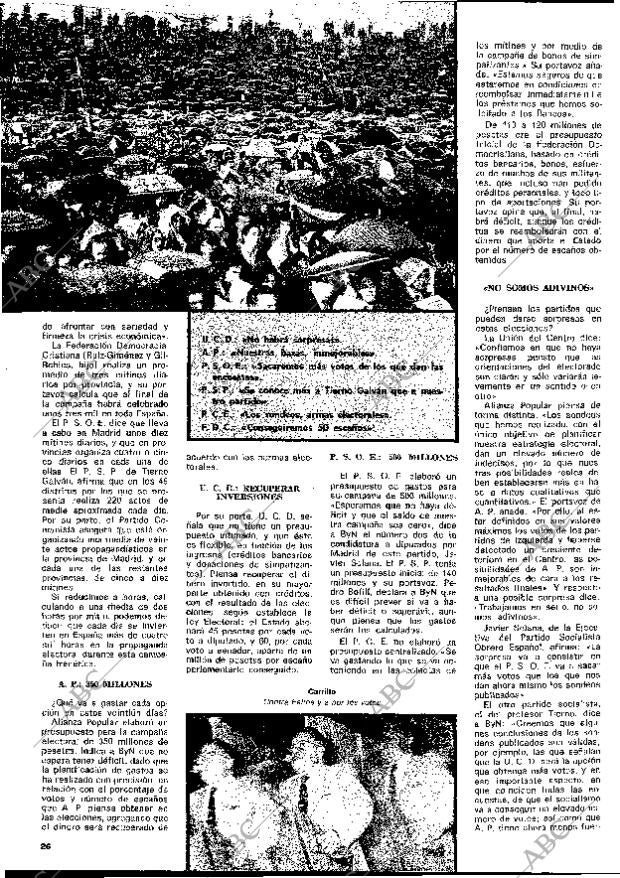 BLANCO Y NEGRO MADRID 08-06-1977 página 26