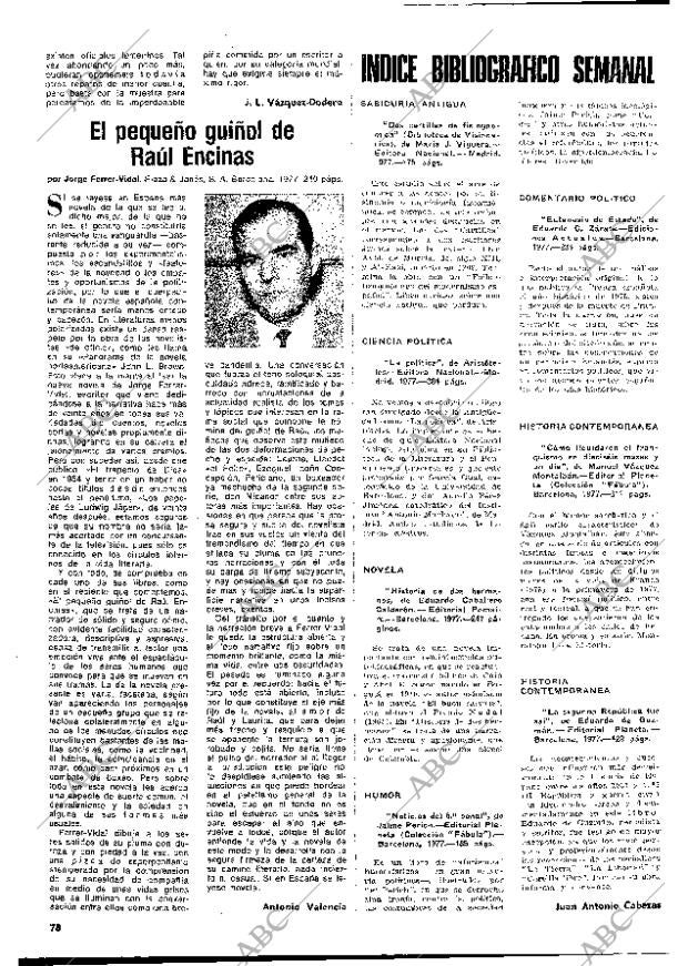 BLANCO Y NEGRO MADRID 08-06-1977 página 78