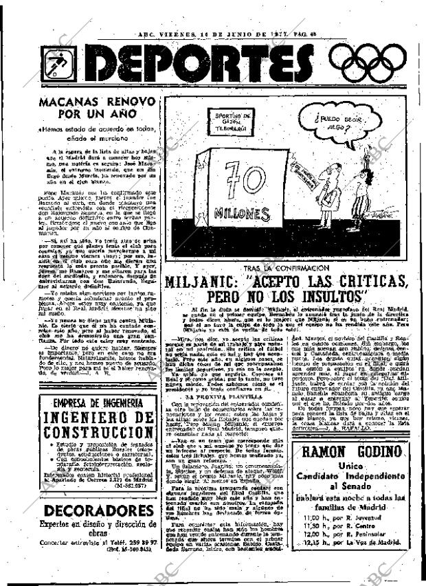 ABC MADRID 10-06-1977 página 77