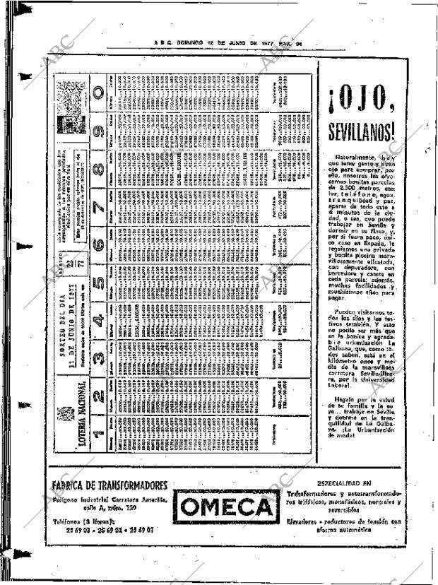 ABC SEVILLA 12-06-1977 página 124