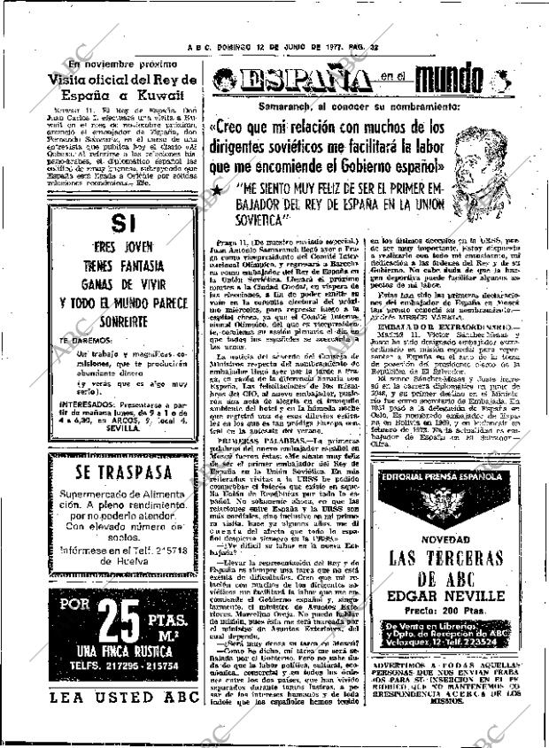 ABC SEVILLA 12-06-1977 página 62