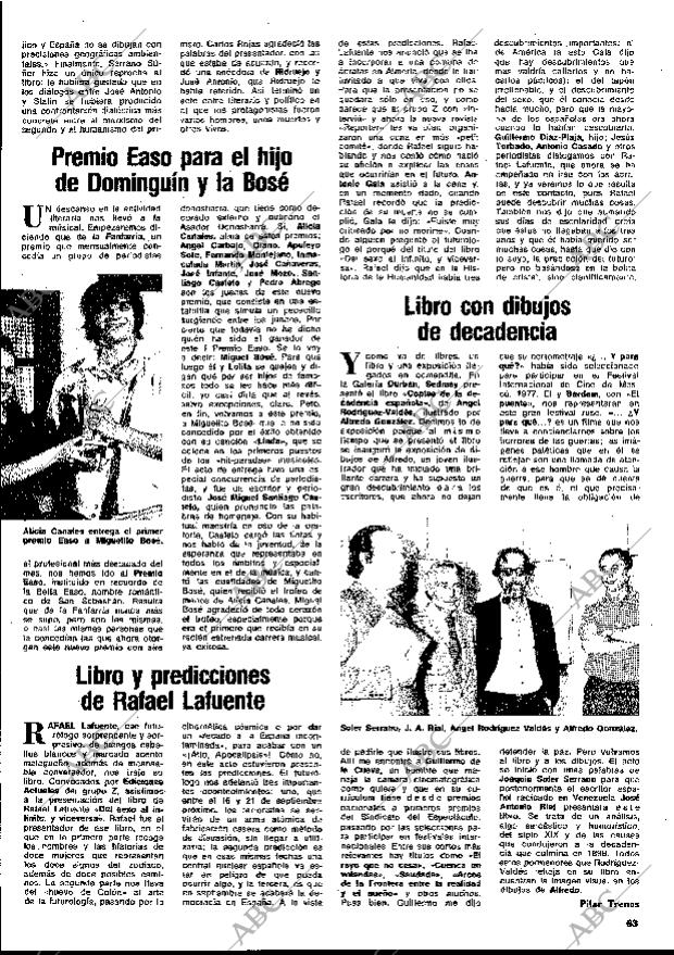 BLANCO Y NEGRO MADRID 15-06-1977 página 63