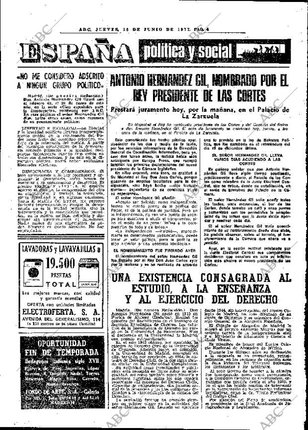 ABC MADRID 16-06-1977 página 20