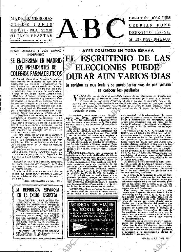 ABC MADRID 22-06-1977 página 13