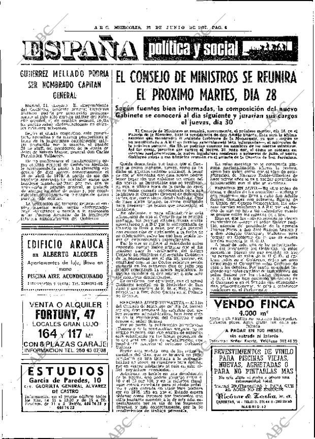 ABC MADRID 22-06-1977 página 18