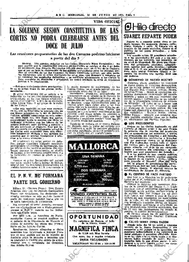 ABC MADRID 22-06-1977 página 19