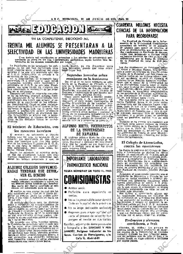 ABC MADRID 22-06-1977 página 34
