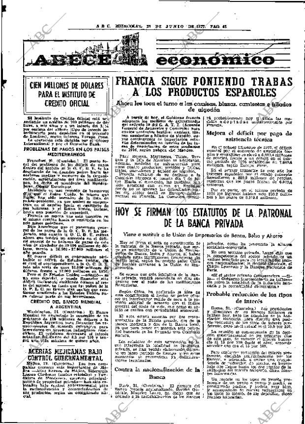 ABC MADRID 22-06-1977 página 54