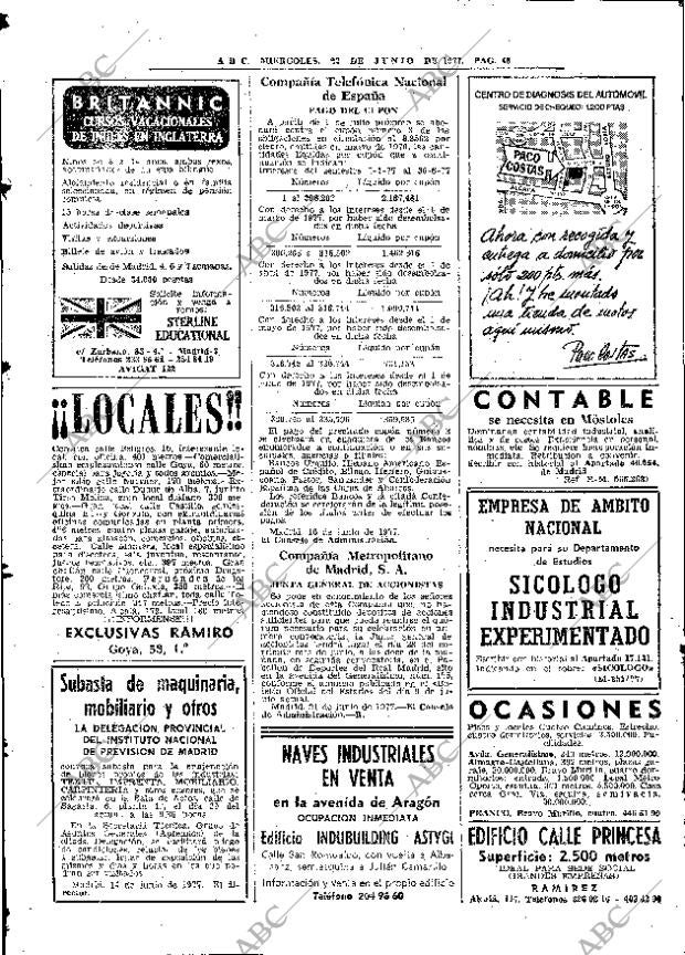 ABC MADRID 22-06-1977 página 60