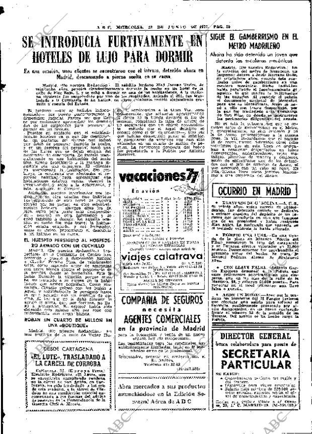 ABC MADRID 22-06-1977 página 62